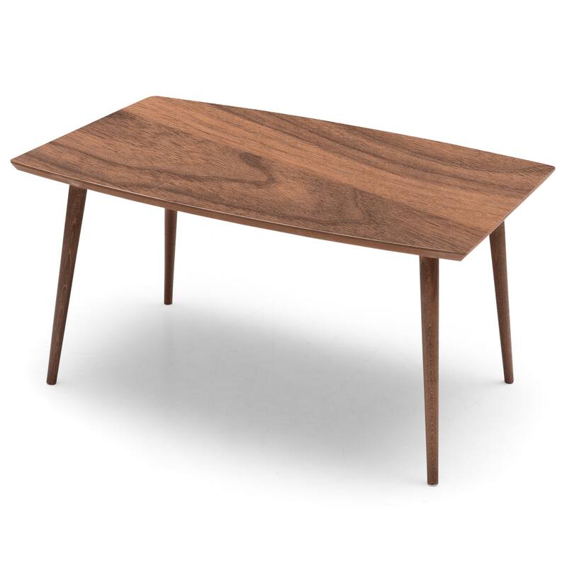 GDFStudio - Deny Modern Solid Wood 37.5" Rectangular Living Room Coffee Table