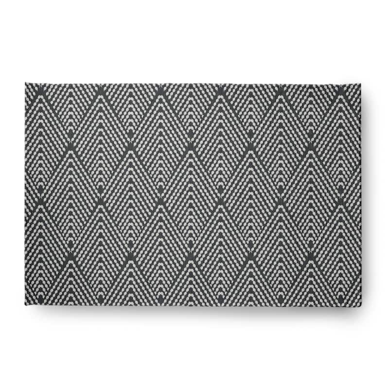 Lifeflor Diamond Spring Chenille Rug - 4' x 6' - Pepper