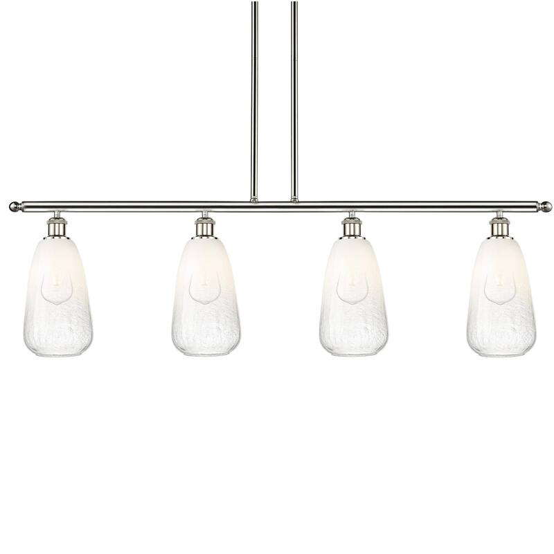 Innovations Lighting 516-4I-14-48 Brookhaven Almond Linear Brookhaven - Polished Nickel / Opal