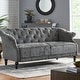 preview thumbnail 21 of 28, Morganton Indoor Tufted 3-seater Sofa by Christopher Knight Home