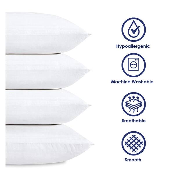 Home Sweet Home Dream Hypoallergenic Down-Alternative Soft Bed Pillows (Set of 4) - Standard