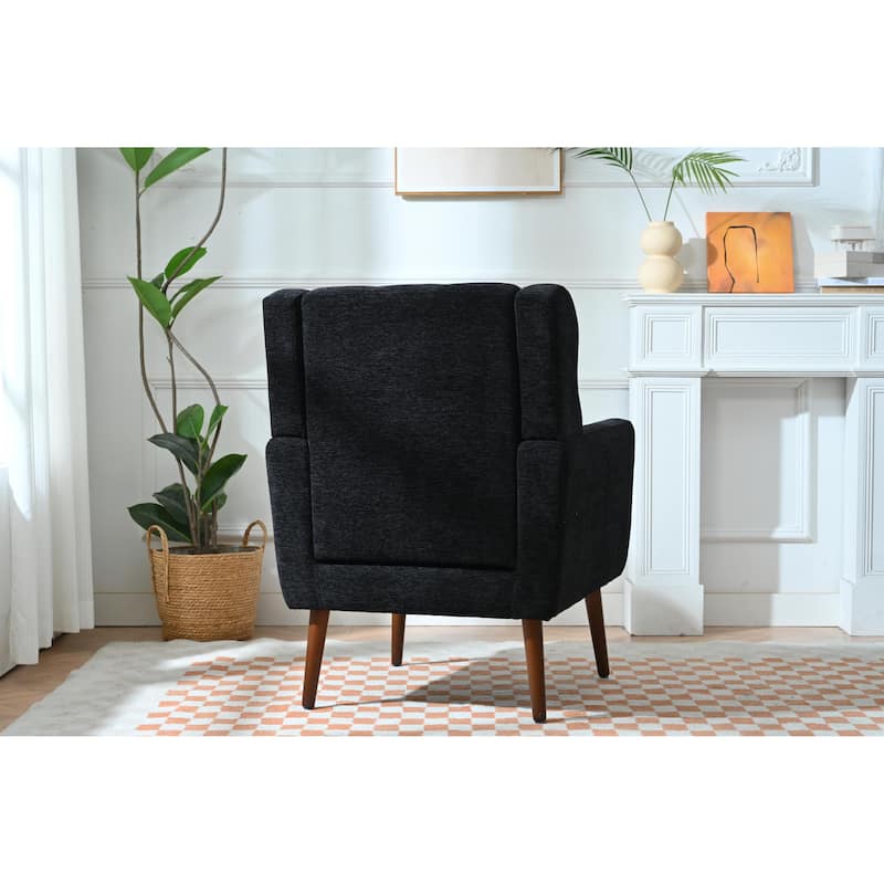 Modern Accent Chair Upholstered Foam Filled Living Room Chairs Comfy Reading Chair