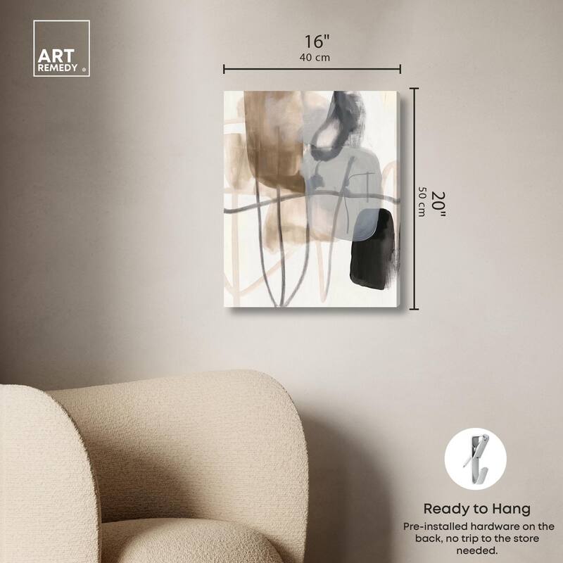 Contemporary Canvas III Canvas by Art Remedy, Gallery Wrapped