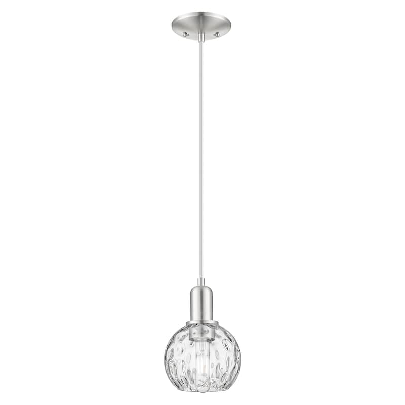 Innovations Lighting Endless Possibilities Arcadia - Athens Water Glass - 1 Light 6" Cord Hung Mini Pendant