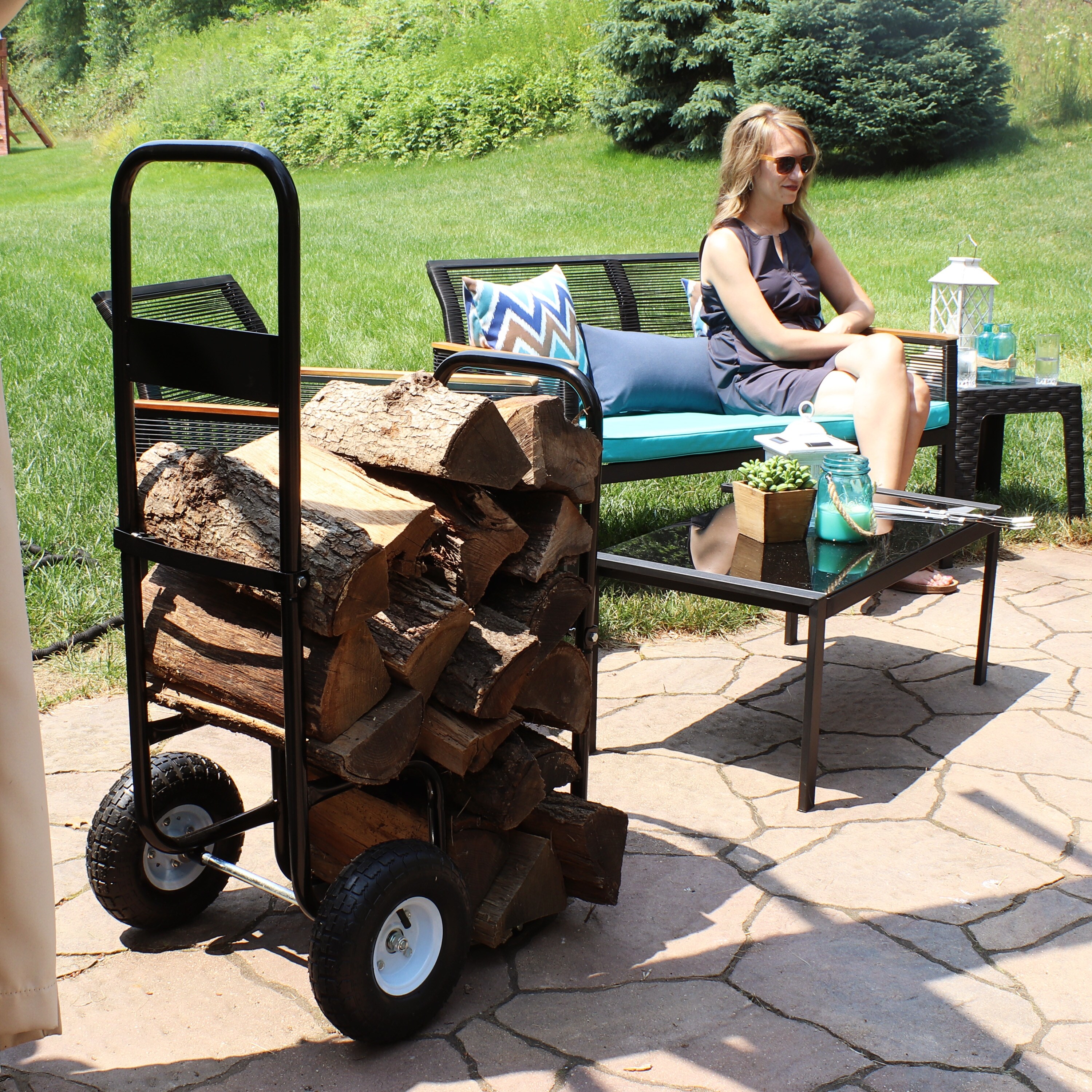 Firewood dolly top
