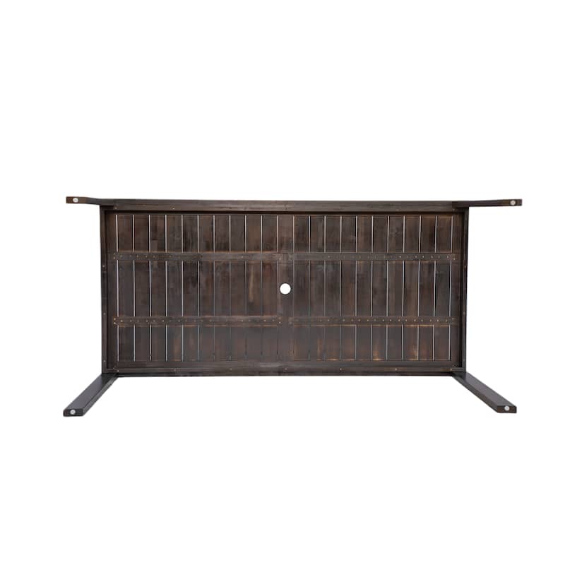 Outdoor Patio Dining Set w/ Dining Table & Removable Cushions,Set of 7