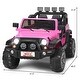 preview thumbnail 7 of 41, Costway 12V Kids Ride On Car 2 Seater Truck RC Electric Vehicles w/ - 48.5"X31.5"X31.5"