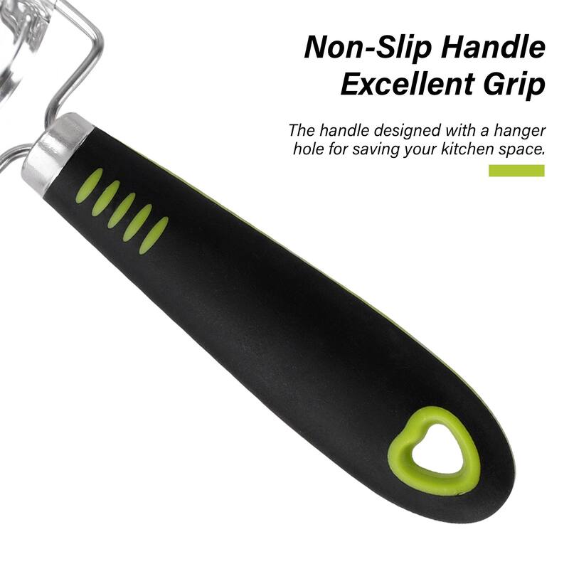 3-piece Stainless Steel Cheese Graters Set, Vegetable Fruits Slicer for Kitchen - Silver, Black, Green