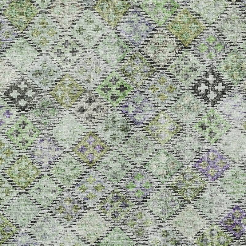 HomeRoots Geometric Transitional Rectangle Outdoor Rug