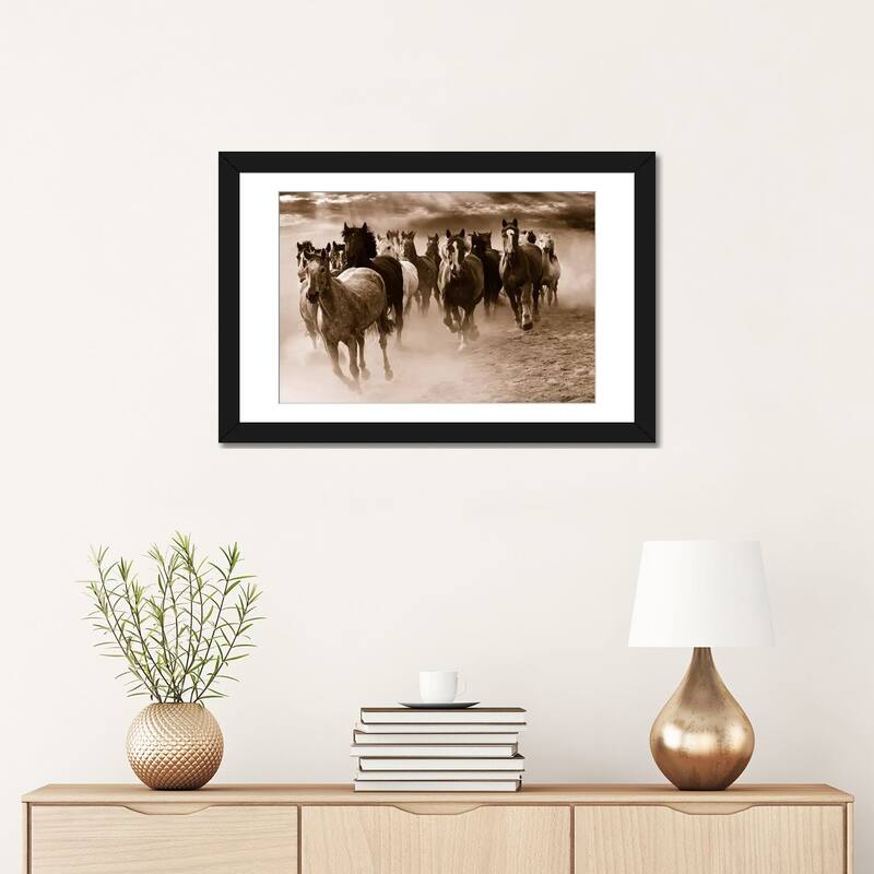 iCanvas "Running Horses" by Monte Nagler