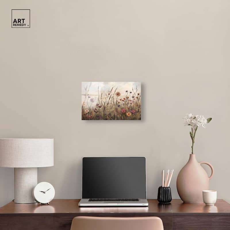 Vintage Blooms II Acrylic by Art Remedy, Ready to Hang