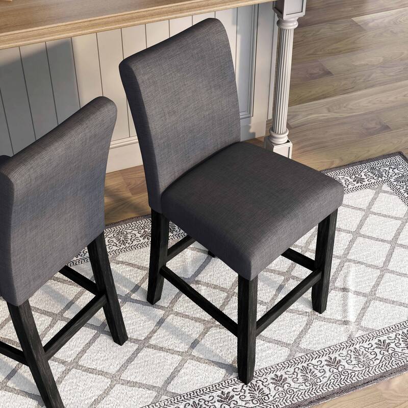 Shap Rustic Solid Wood 5-Piece Counter Height Dining Set by Furniture of America