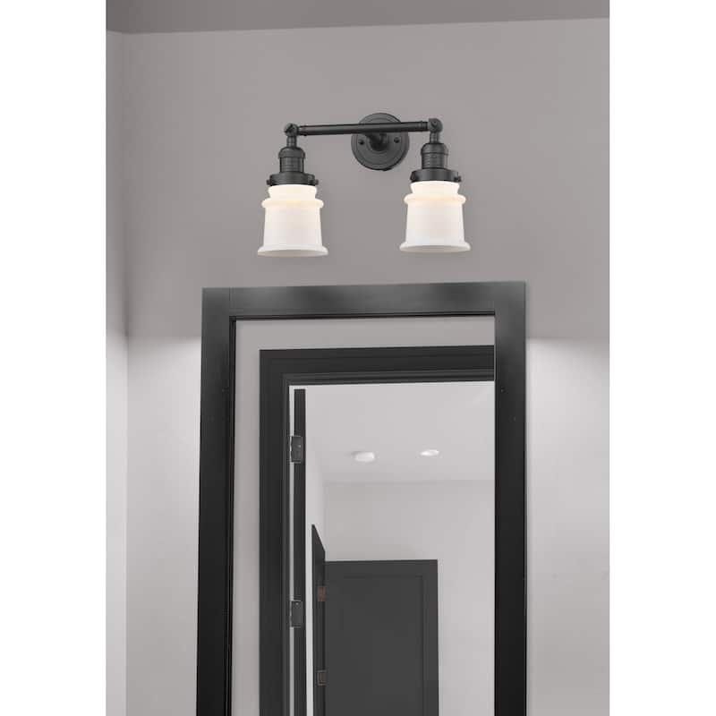 Innovations Lighting Small Canton 2 Light 25" Wide Bathroom Vanity