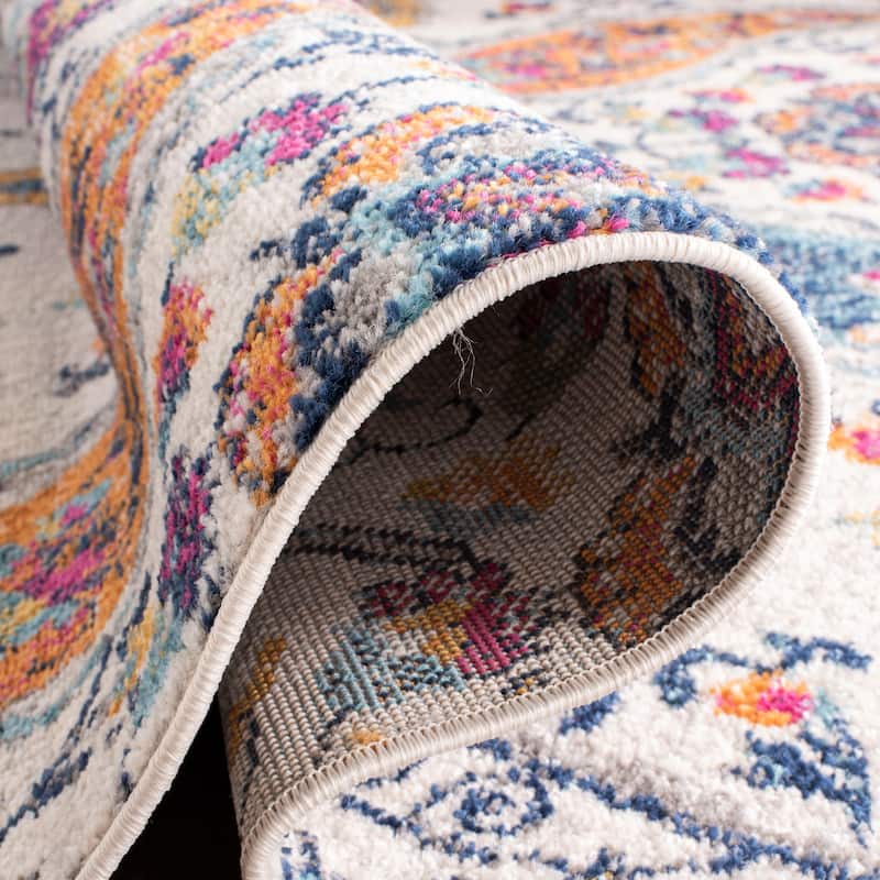 SAFAVIEH Madison Belle Boho Glam Paisley Pattern Area Rug