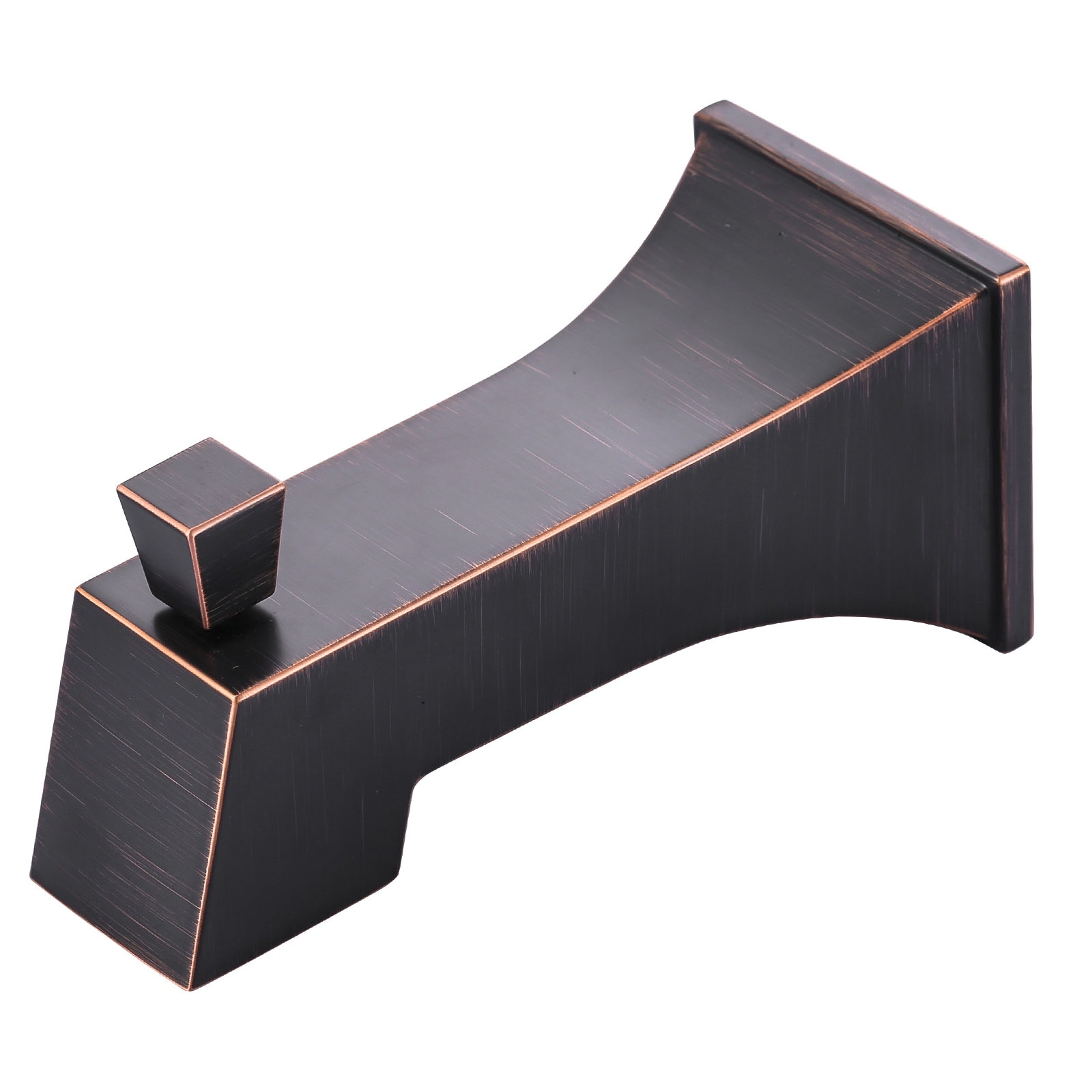 WOWOW Integrated Diverter Square Bathtub Spout in Modern