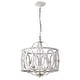 preview thumbnail 4 of 17, Moonring 18 Inch Farmhouse Style Pendant Ceiling Lighted Chandelier
