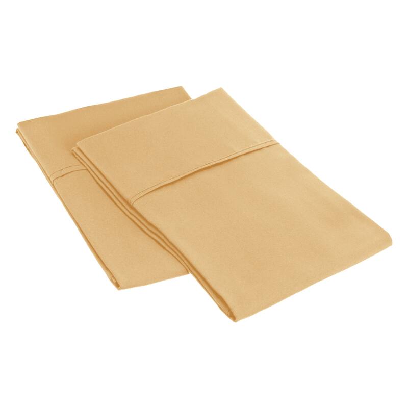 Superior Microfiber Wrinkle-resistant Solid Plain Weave Pillowcases