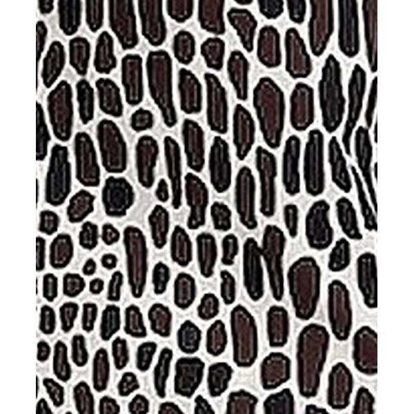 Shop Trina Turk White Womens Animal Print Sheath Dress Free