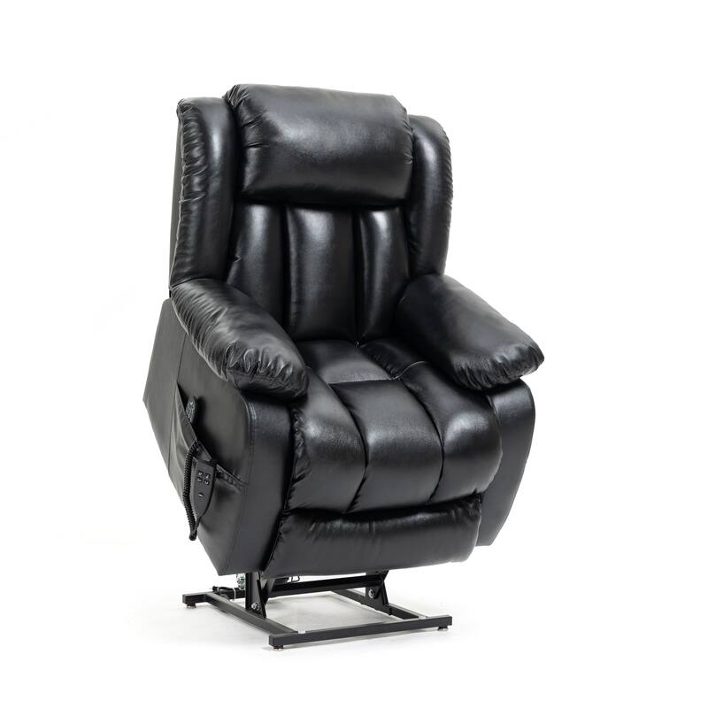 Dual Motor Infinite Position Electric Power Lift Recliner Chair with 8