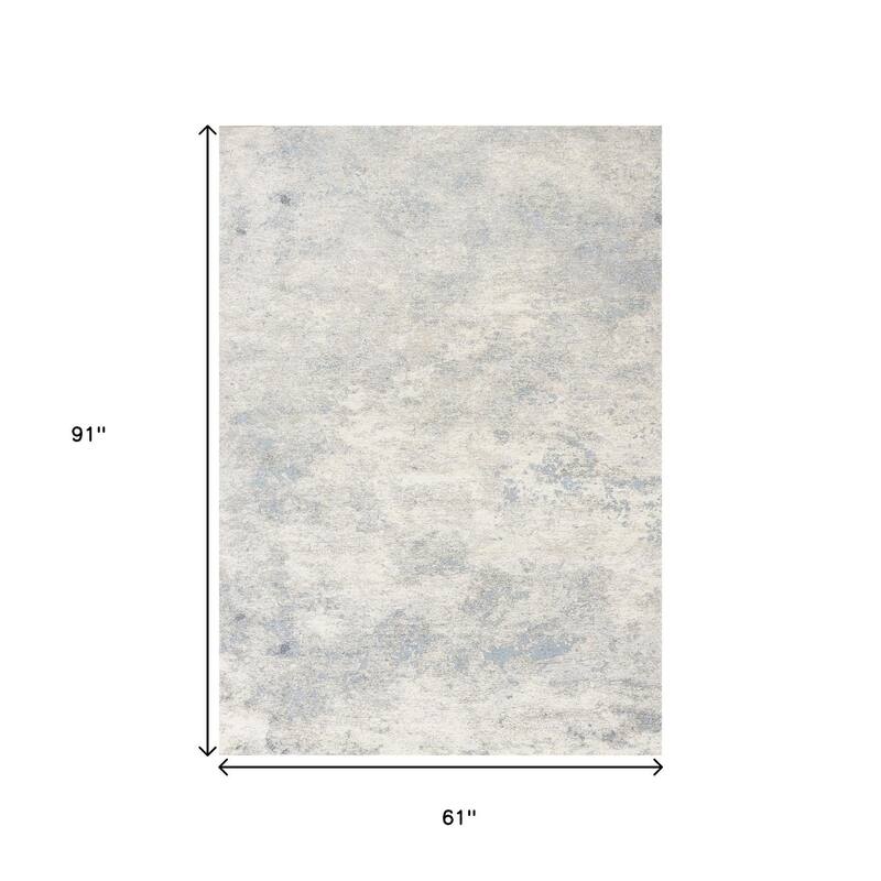 HomeRoots Abstract Modern Rectangle Area Rug