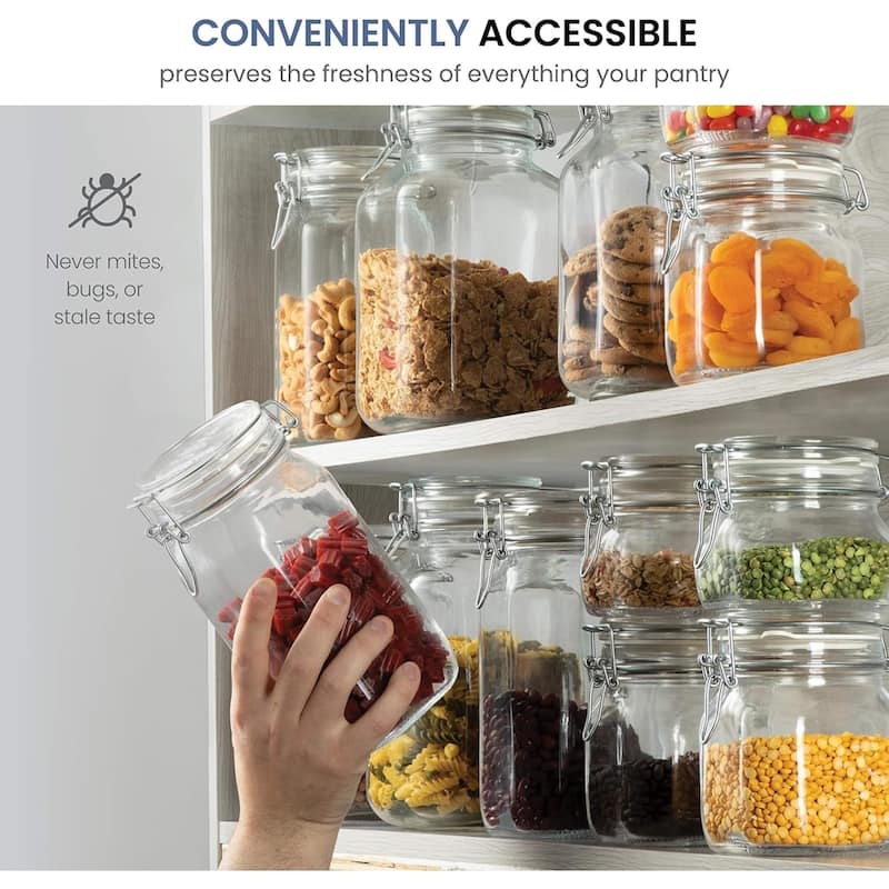 Bormioli Rocco Fido Jar with Airtight Rubber Gasket