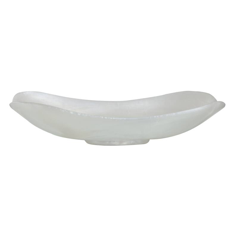 Harp & Finial Tibby Tray - Pearl White - Pearl White
