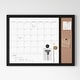 preview thumbnail 27 of 34, Martha Stewart Dry Erase Magnetic Monthly Calendar/Cork Board - Woodgrain Frame