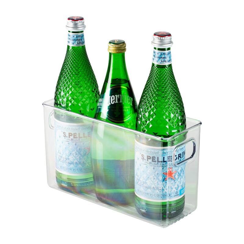 Simplify Narrow Vertical Stripe Organizer in Clear - 10.24" x 3.74" x 6"