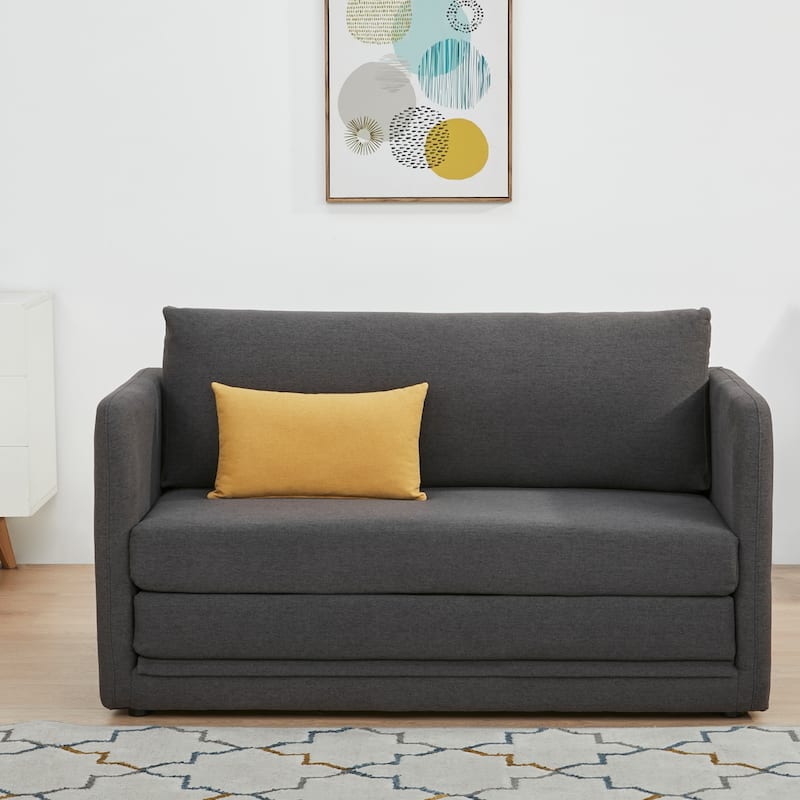 Artdeco Home Newberry Sleeper Sofa Loveseat - Charcoal