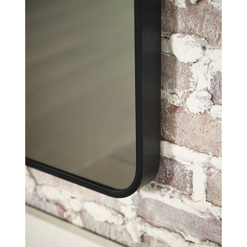 Signature Design by Ashley Sethall Black Floor Mirror - 30"W x 2"D x 68"H