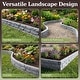preview thumbnail 4 of 10, Faux Brick Landscape Edging 4 Pieces Flower Garden Border