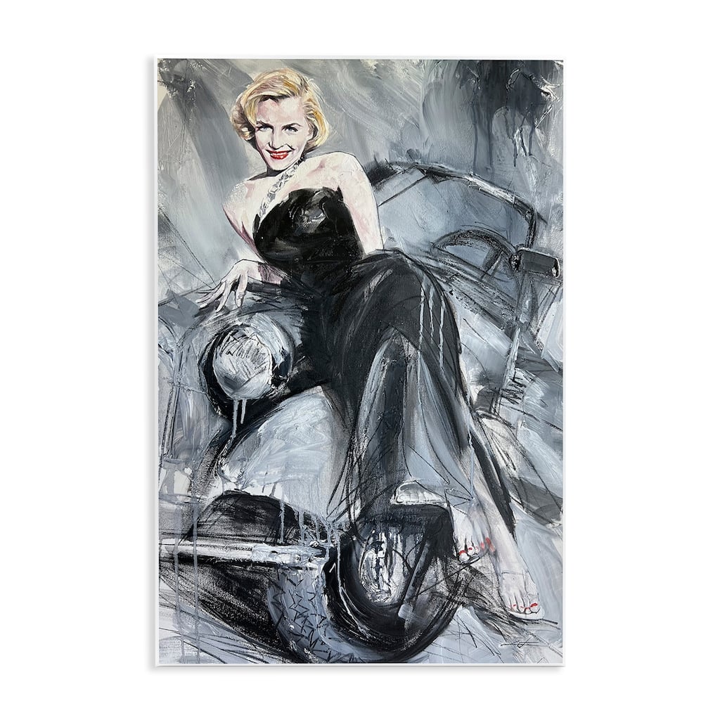 Stupell Timeless Fashion Woman Wall Plaque Art Design By Lucille Lee