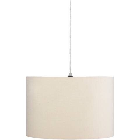 Artistic Weavers Lonsdale Simple Drum Hanging Pendant Light - 10"H x 15"W x 15"D - 10"H x 15"W x 15"D