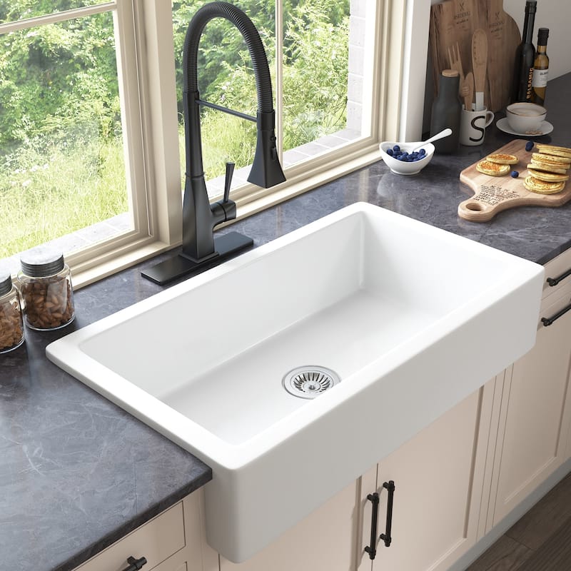 Farmhouse Apron Ceramic Kitchen Sink