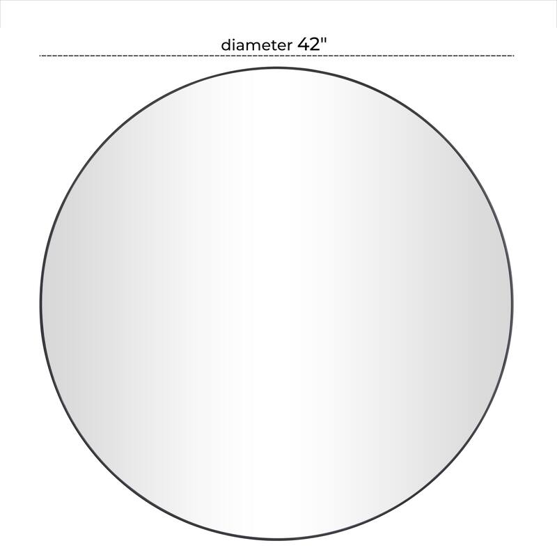 Multiple Frame Finishes / Sizes Modern Contemporary Round Wall Mirrors