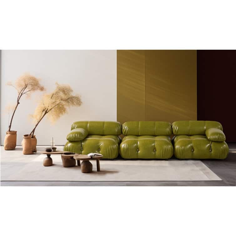 Belani 114'' Anti-Scratch Faux Leather Sofa