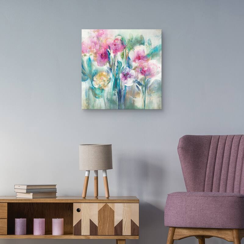 Peonies by K. Nari Canvas Art Print