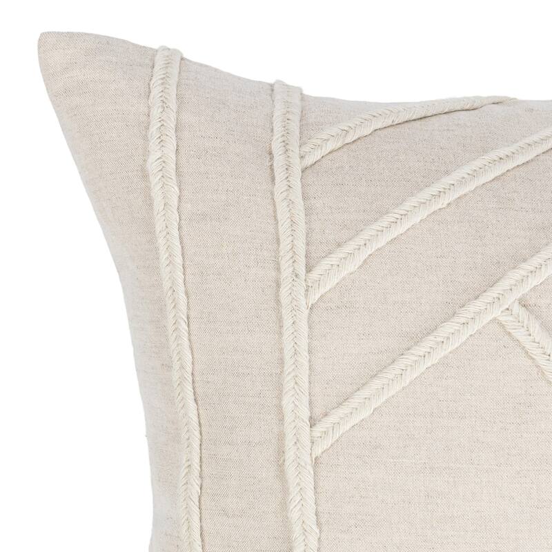 Villa by Classic Home Langdon Linen Blend Throw Pillow