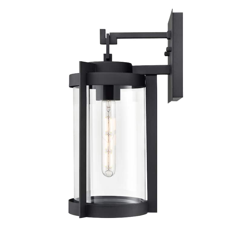 Millennium Lighting Ellway 1 Light Outdoor Wall Sconce in Textured Black