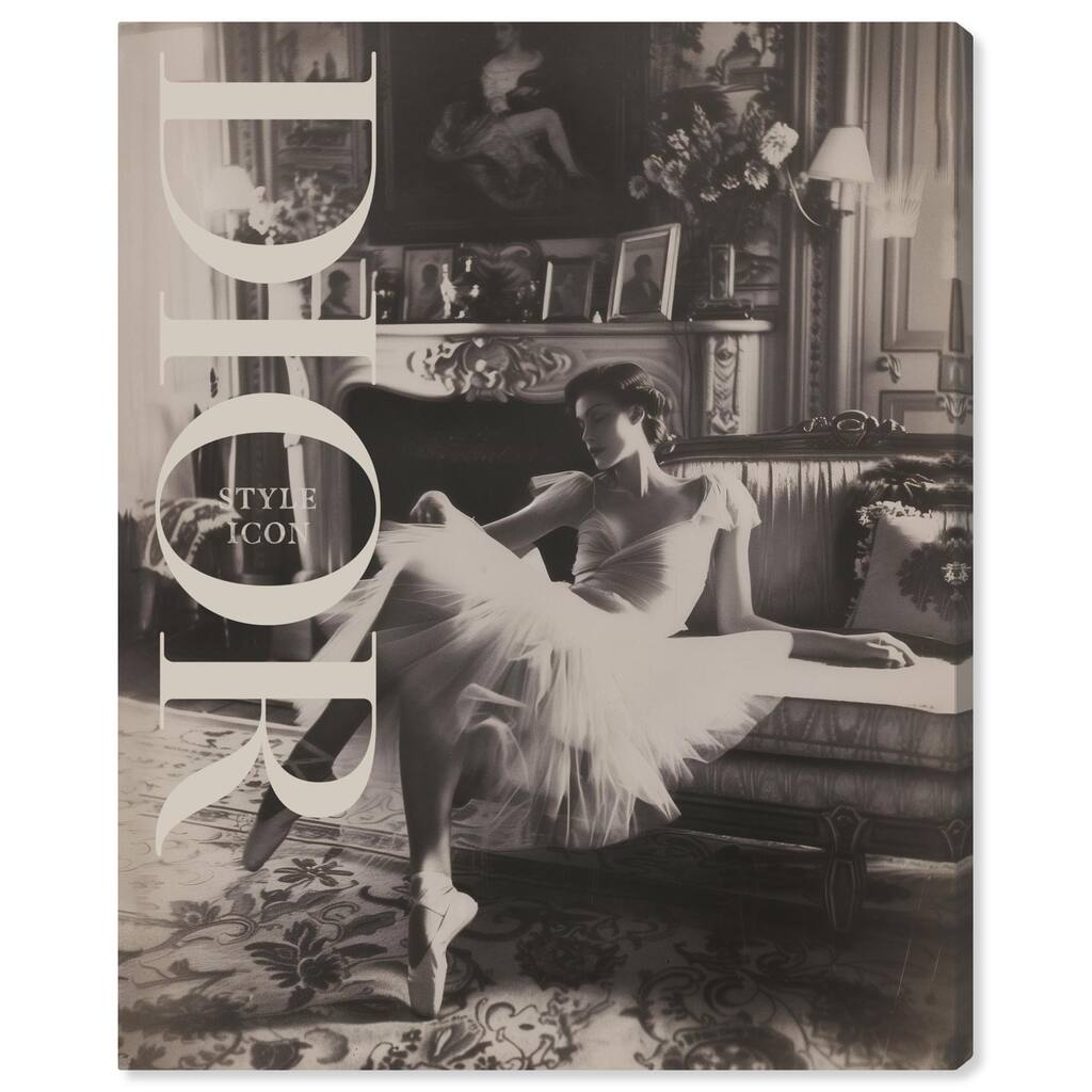 Style Ballerina Cover Canvas by Art Remedy, Gallery Wrapped