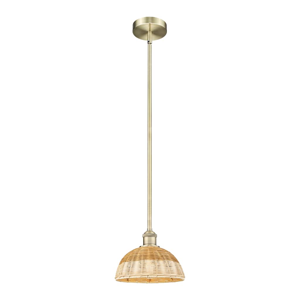 Innovations Lighting Endless Possibilities Edison - Bristol Natural II - 1 Light 9" Stem Hung Mini Pendant