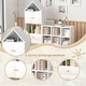 preview thumbnail 5 of 16, MVersatile Kids Bookshelf House Shape Toy Organizer for Bedroom Playroom