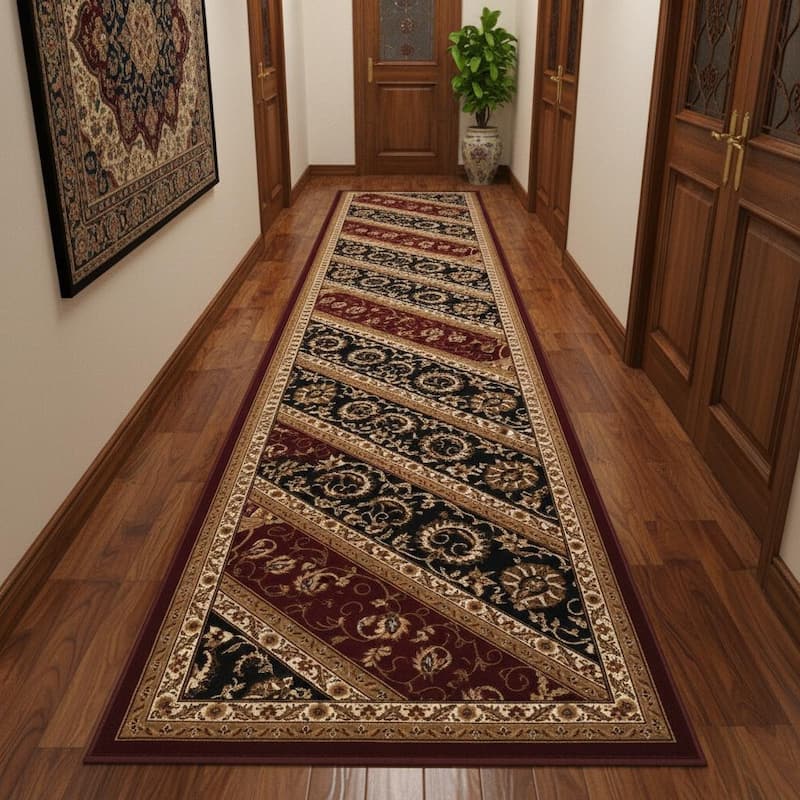 HomeRoots Oriental Persian Runner Area Rug - 11' Runner - 11' Runner