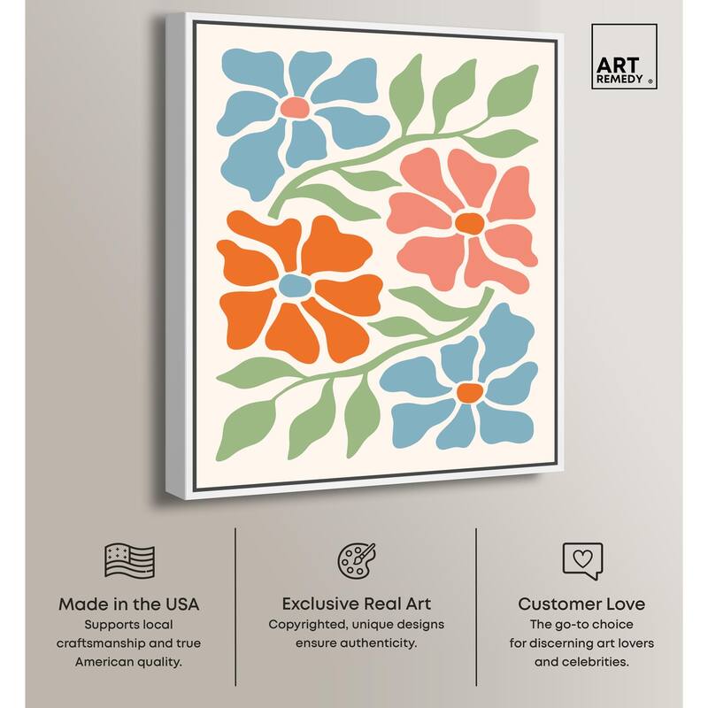 The Flowers Vines all Season Canvas by Art Remedy