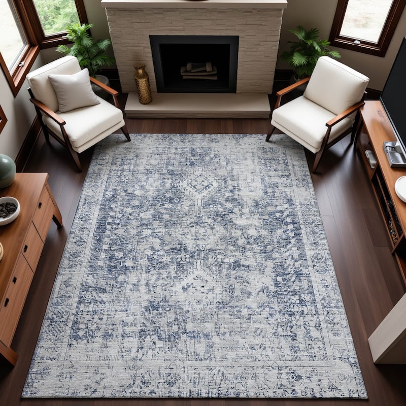 Premium Washable Super Soft Vintage Traditional Mayfield Rug