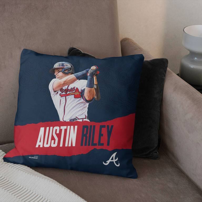 MLB Atlanta Braves Player 18 Inch Throw Pillow