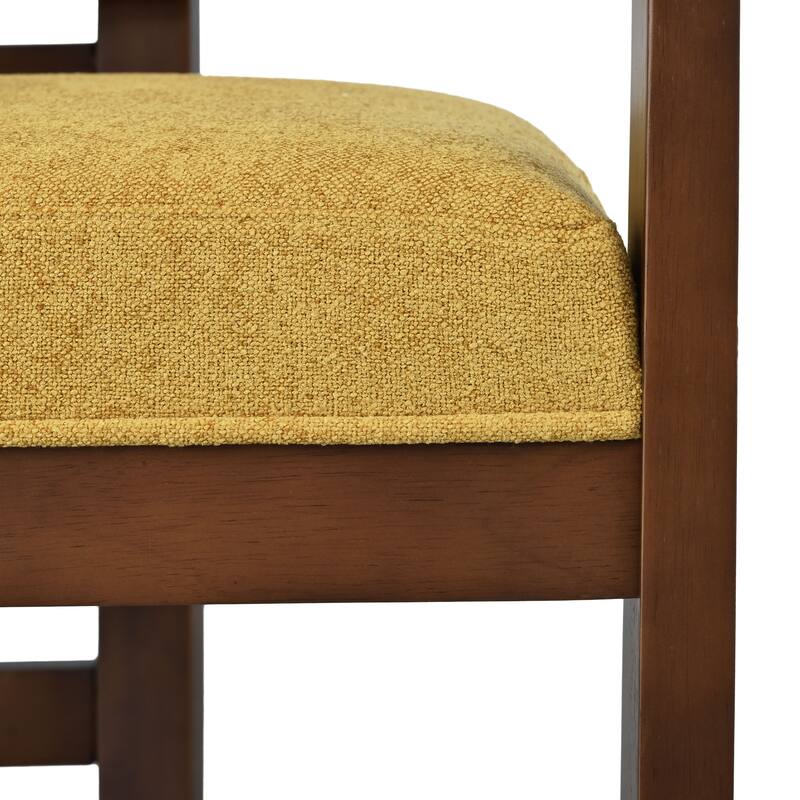 Indoor Upholstered Wood Dining Chair(Set of 2)