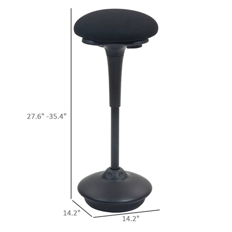 Adjustable Wobble Chair for Active Sitting Ergonomic Stool with Height Adjustment and 360 Degree Rotation