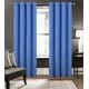 preview thumbnail 21 of 22, Oakley Embossed Privacy Window Curtain 54" x 84" - Blue