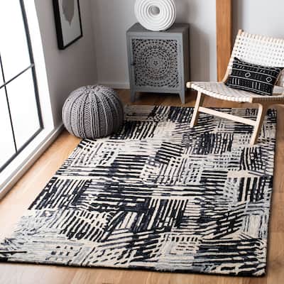 SAFAVIEH Handmade Rodeo Drive Kaylen Mid-Century Modern Wool Rug